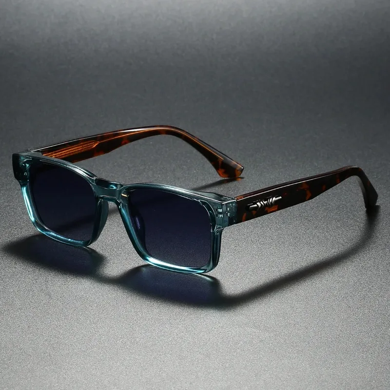 Fishing Sunglasses Polarized - แว่นกันแดดโพลาไรซ์ทรงเหลี่ยมคุณภาพสูงสำหรับผู้ชาย กรอบโลหะ เหมาะสำหรับเดินทาง ท่องเที่ยว เดินป่า ชายหาด