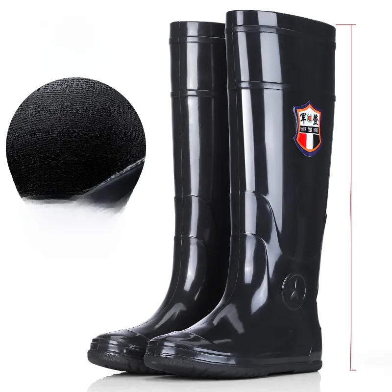 Fishing Boots - รองเท้าบูทยางกันฝนแบบสูง ใส่สบาย สำหรับผู้ชายและผู้หญิง รองเท้าตกปลา กันลื่น พื้นนุ่ม