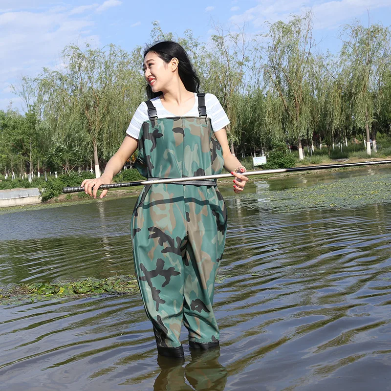 Fishing Pants Waterproof - EU37-45 กันน้ํา Anti-สวมใส่เสื้อผ้าตกปลารองเท้ากลางแจ้งการล่าสัตว์ซักผ้ารถยนต์ Overalls หน้าอก Waders