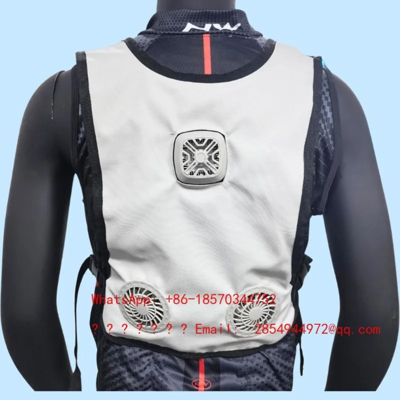 Fishing Vest - เสื้อผ้าป้องกันความร้อนสำหรับฤดูร้อน เสื้อกั๊กระบายความร้อนด้วยสารกึ่งตัวนำ สำหรับกิจกรรมกลางแจ้ง ปั่นจักรยาน ปีนเขา ตกปลา