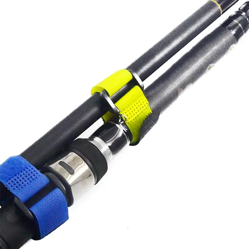 Fishing Belt - สายรัดอุปกรณ์ตกปลา สายรัดยางยืด สายรัดไนลอนสำหรับยึดคันเบ็ด อุปกรณ์ตกปลาสำหรับจัดระเบียบบนเรือ