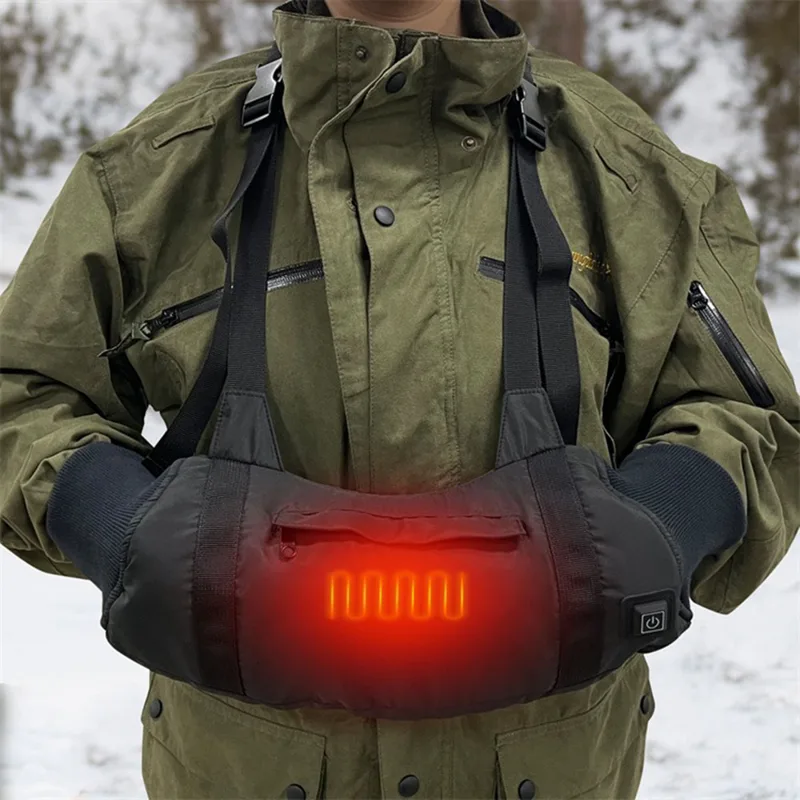 Fishing Gloves - ถุงมือควบคุมอุณหภูมิ 3 ระดับ ถุงมืออุ่นมือไฟฟ้าแบบ USB ถุงมือกันลมสำหรับกิจกรรมกลางแจ้ง