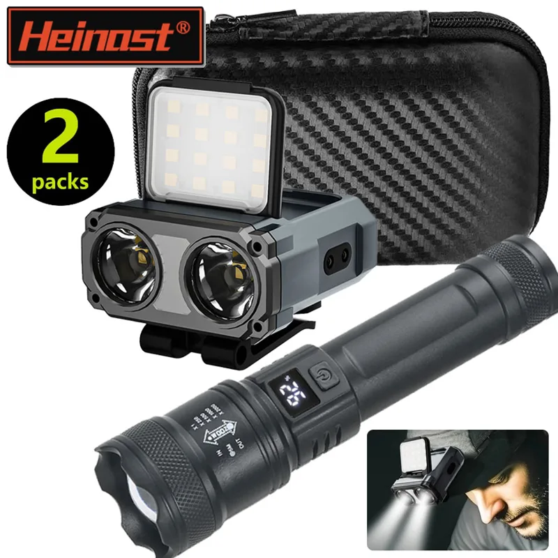 Fishing Hat - ไฟฉายคาดศีรษะแบบชาร์จไฟได้ขนาดเล็กพิเศษ/ไฟฉาย LED พกพา กันน้ำ พร้อมเซ็นเซอร์ สำหรับตกปลา