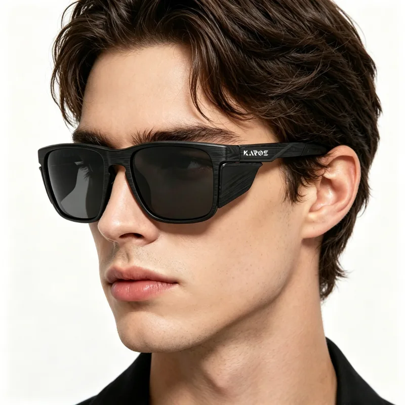 Fishing Sunglasses Polarized - คารอส นิว เรโทรแว่นตากันแดดโพลาไรซ์ผู้ชายผู้หญิง UV400 แว่นตาขับรถแฟชั่นอินเทรนด์แว่นตาตกปลาขี่จักรยานแว่นตาเดินทาง YZ2040