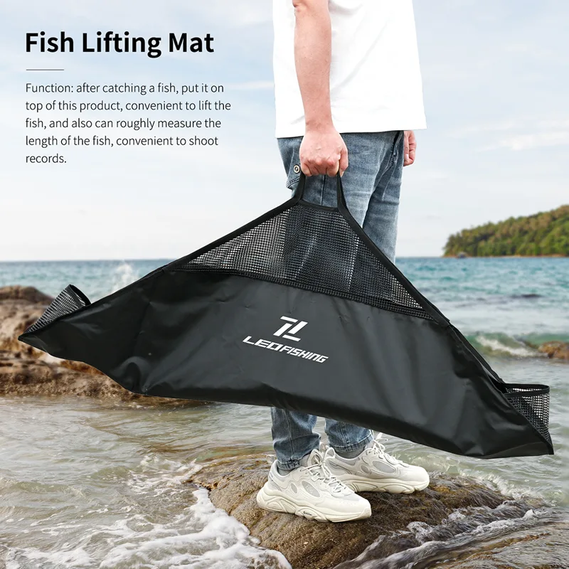 Fishing Belt - แผ่นรองตกปลา PVC สีดำ ขนาด 120 ซม.