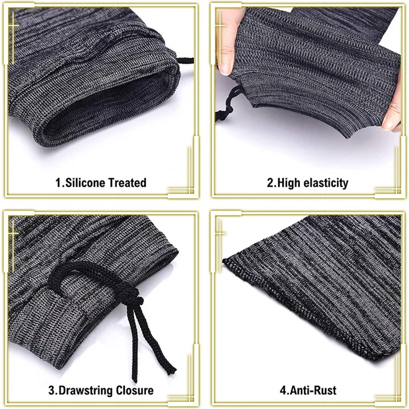ถุงคลุมปืนถักสำหรับล่าสัตว์กลา - Fishing Socks บทวิจารณ์และราคา