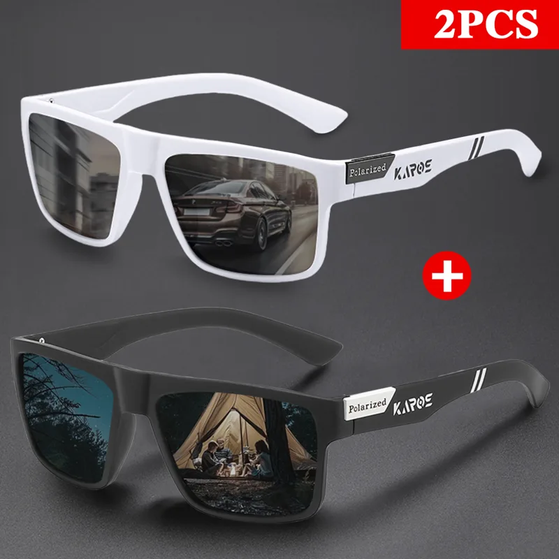 แว่นกันแดดทรงสี่เหลี่ยมสไตล์เร - Fishing Sunglasses Polarized บทวิจารณ์และราคา
