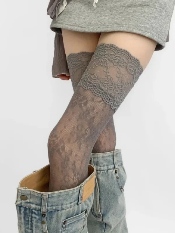 ถุงเท้ายาว JK ลายตาข่ายไนลอนแต - Fishing Socks บทวิจารณ์และราคา