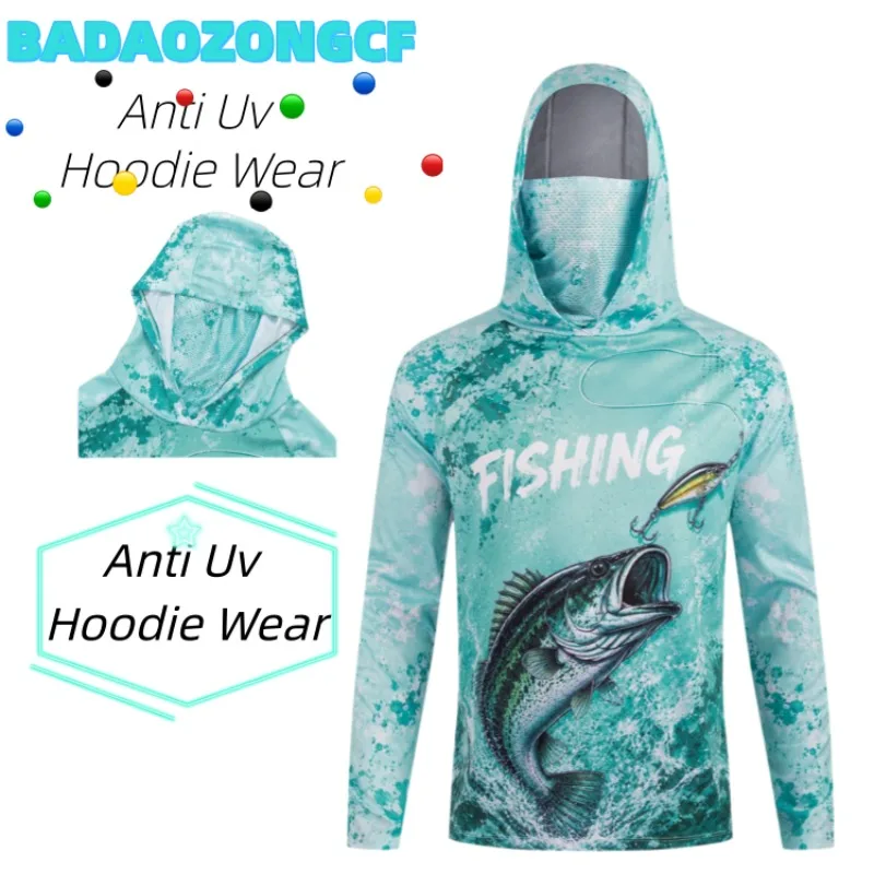 เสื้อเจอร์ซีย์สำหรับตกปลา เสื้ - Fishing Hoodie บทวิจารณ์และราคา