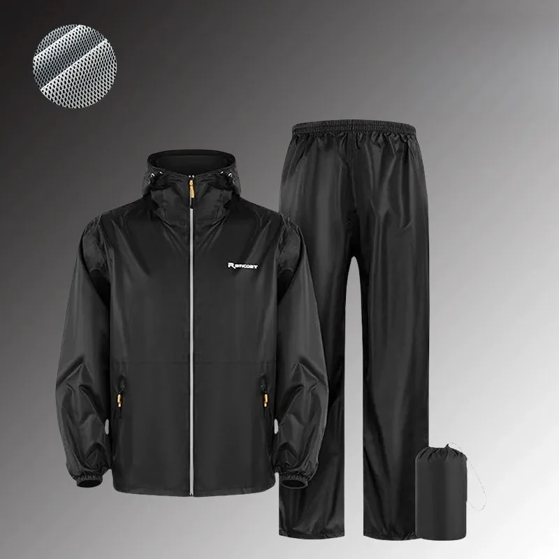 ชุดกันฝนแบบเต็มตัว สะท้อนแสง ส - Fishing Rain Suit บทวิจารณ์และราคา