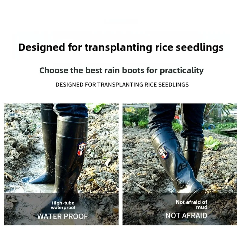 รองเท้าบูทยางกันฝนแบบสูง ใส่สบ - Fishing Boots บทวิจารณ์และราคา