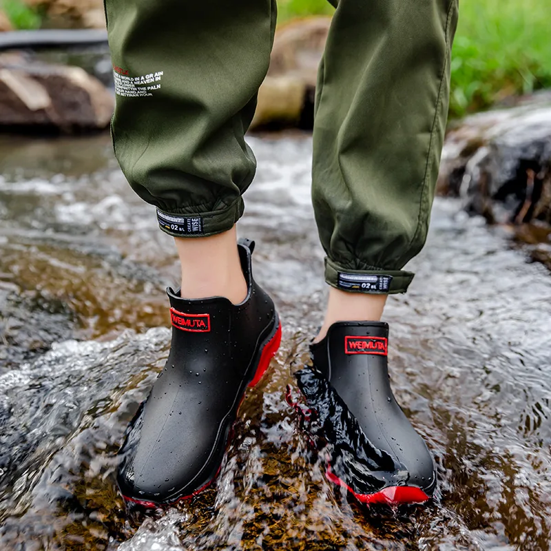 รองเท้ากันฝนแฟชั่นกลางแจ้งกันน - Fishing Boots บทวิจารณ์และราคา
