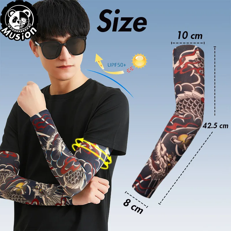 Musion ใหม่ไม่มีรอยต่อแขนสักป้ - Fishing Socks บทวิจารณ์และราคา