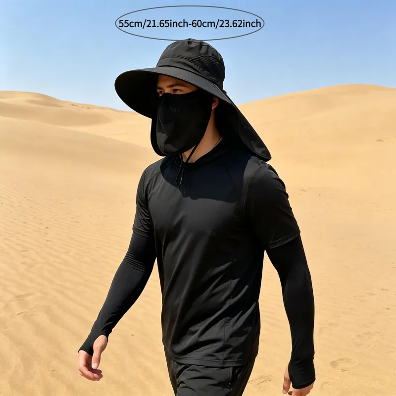 หมวกกันแดดแบบคลุมหน้าและคอ พร้ - Fishing Hat บทวิจารณ์และราคา