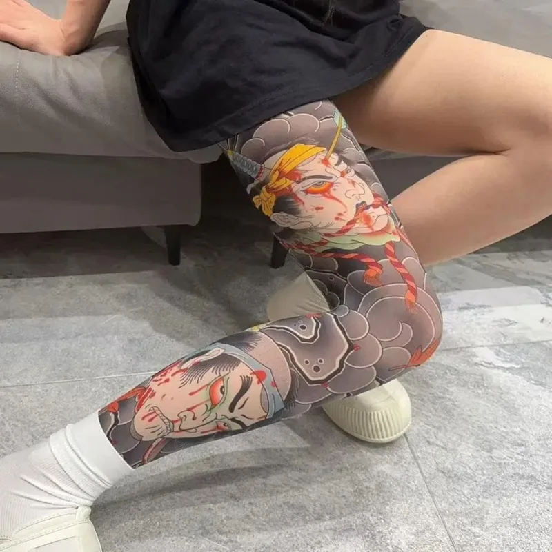 ถุงเท้าลายสักเต็มขา ถุงน่องพิม - Fishing Socks บทวิจารณ์และราคา