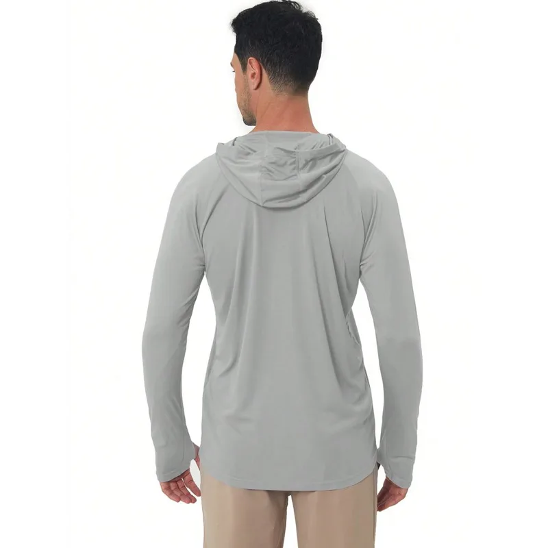 เสื้อกันแดด UPF 50 มีฮู้ด แขนย - Fishing Shirt Uv Protection บทวิจารณ์และราคา