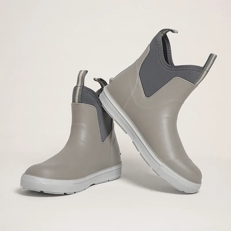 รองเท้าฝนผู้ชายรองเท้ากันน้ำกล - Fishing Boots บทวิจารณ์และราคา