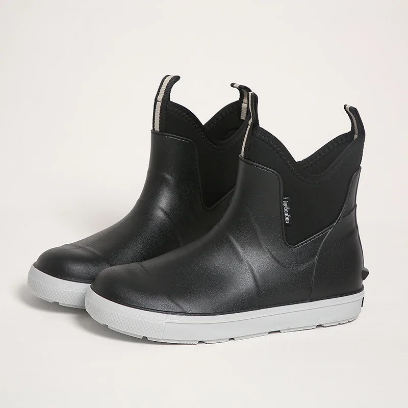 รองเท้าฝนผู้ชายรองเท้ากันน้ำกล - Fishing Boots บทวิจารณ์และราคา