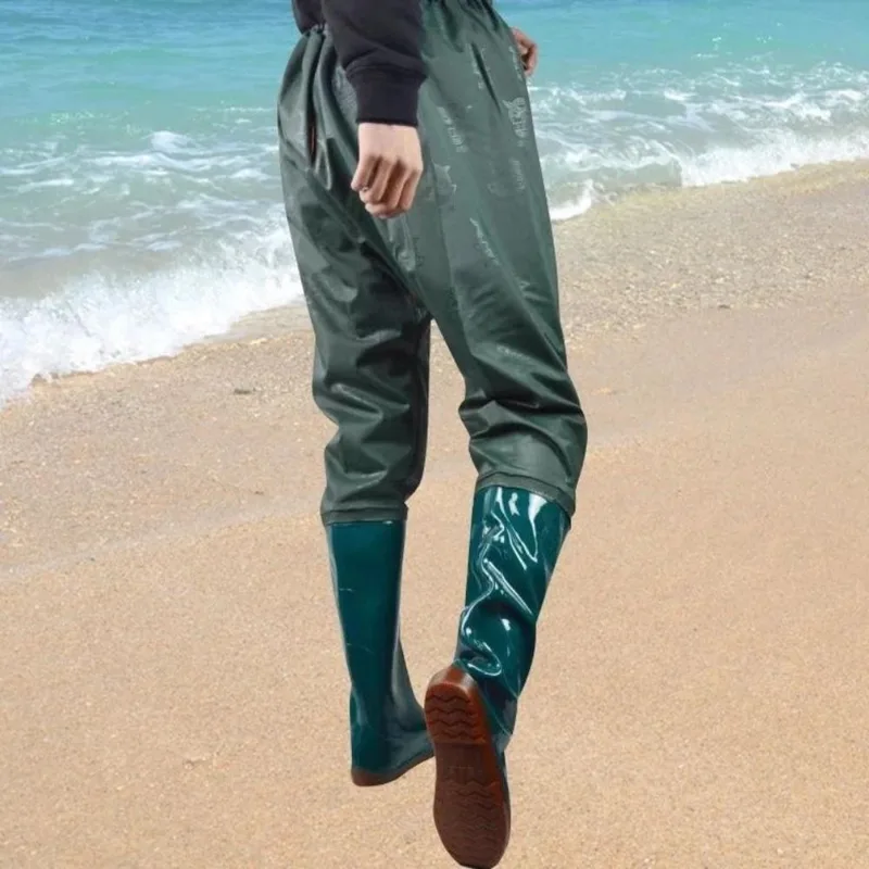 กางเกงกันน้ำพลาสติก PVC แบบใหม - Fishing Pants Waterproof บทวิจารณ์และราคา
