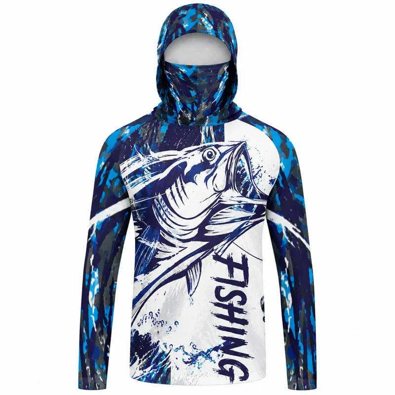 เสื้อฮู้ดตกปลาสำหรับผู้ชาย ลาย - Fishing Hoodie บทวิจารณ์และราคา