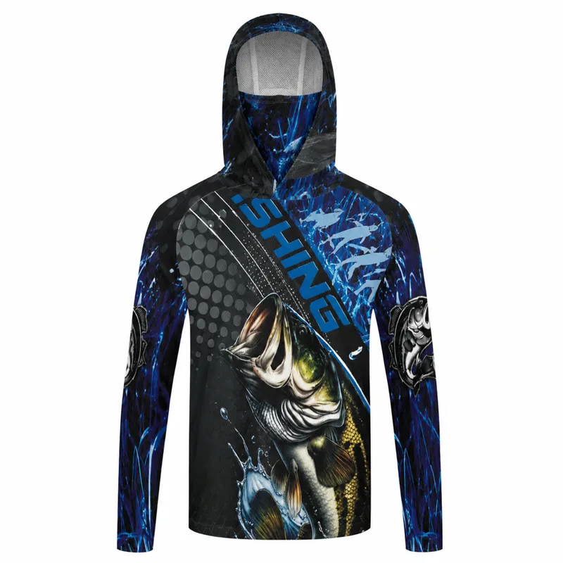 เสื้อฮู้ดตกปลาสำหรับผู้ชาย ลาย - Fishing Hoodie บทวิจารณ์และราคา