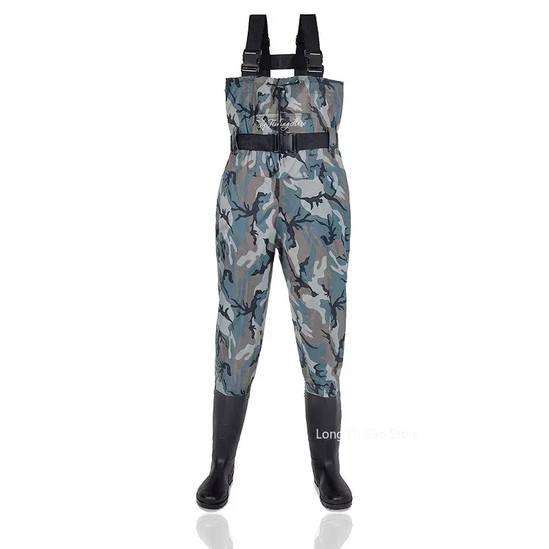ตกปลา Waders กางเกง Overalls ก - Fishing Pants Waterproof บทวิจารณ์และราคา