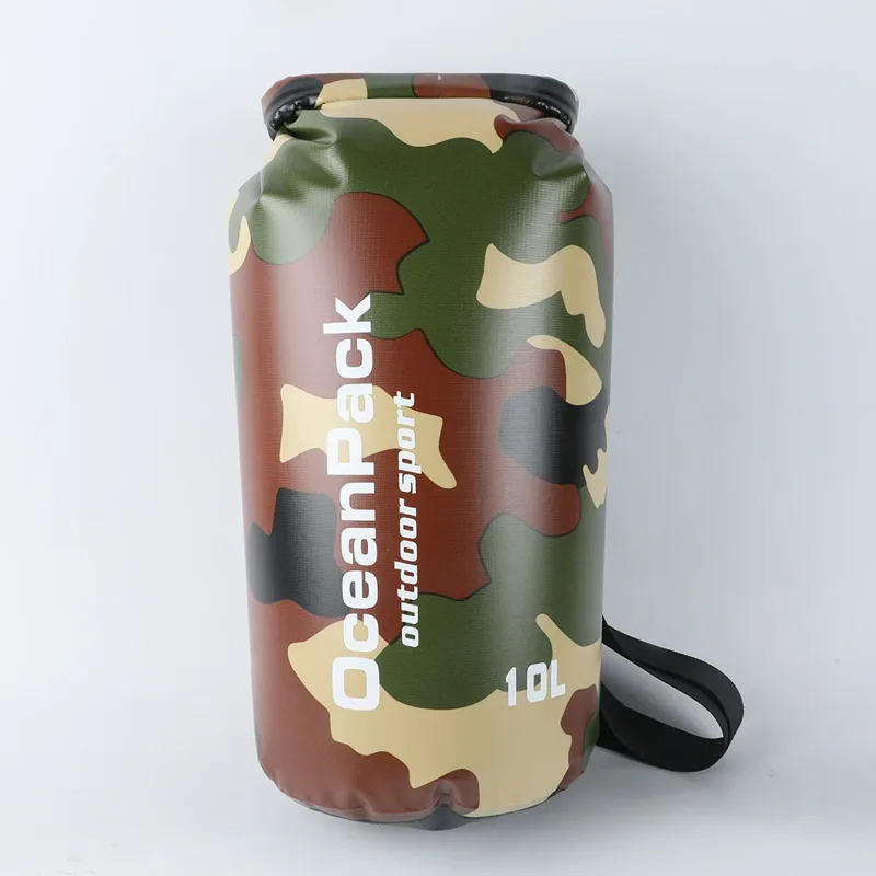 กระเป๋าแห้งกันน้ำลายพรางแบบม้ว - Fishing Bag Waterproof บทวิจารณ์และราคา