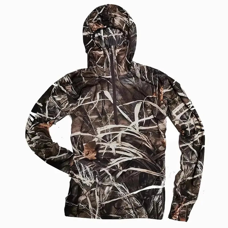บางน้ําหนักเบาฤดูร้อนป้องกันแส - Fishing Hoodie บทวิจารณ์และราคา
