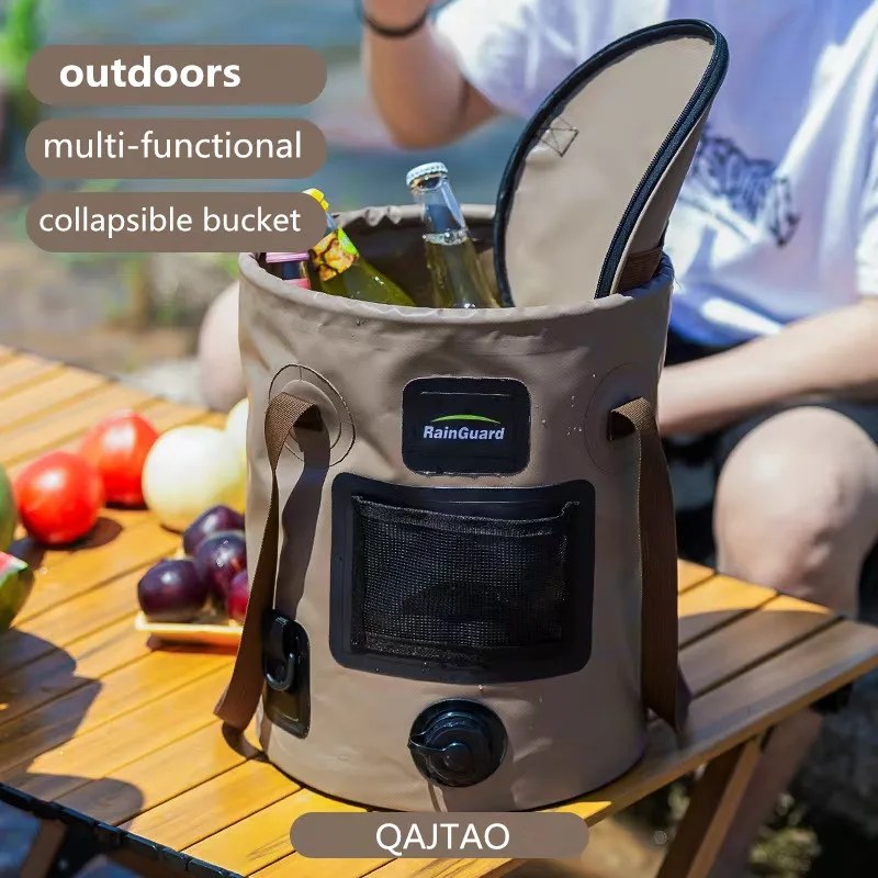 ถังพับได้แบบพกพาขนาด 25 ลิตร ถ - Fishing Bag Waterproof บทวิจารณ์และราคา