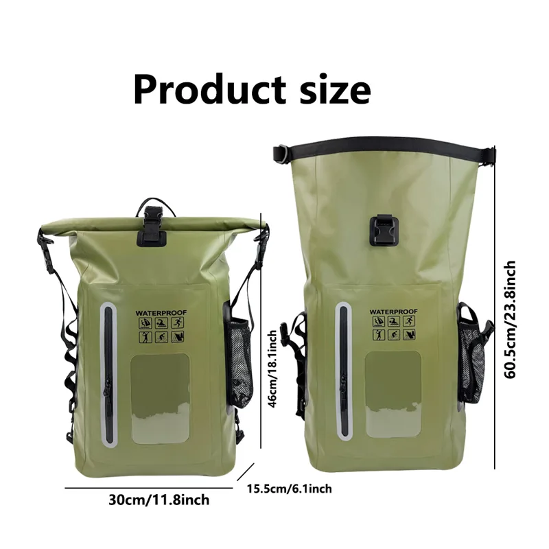 กระเป๋าเป้สะพายหลังกันน้ำขนาด  - Fishing Bag Waterproof บทวิจารณ์และราคา