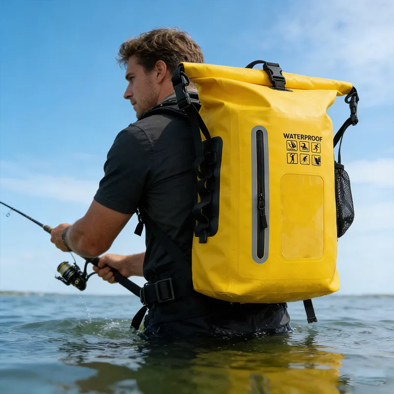 กระเป๋าเป้สะพายหลังกันน้ำขนาด  - Fishing Bag Waterproof บทวิจารณ์และราคา