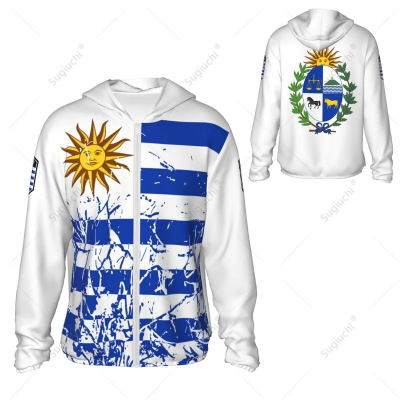 เสื้อฮู้ดกันแดดลายธงชาติอุรุกว - Fishing Hoodie บทวิจารณ์และราคา