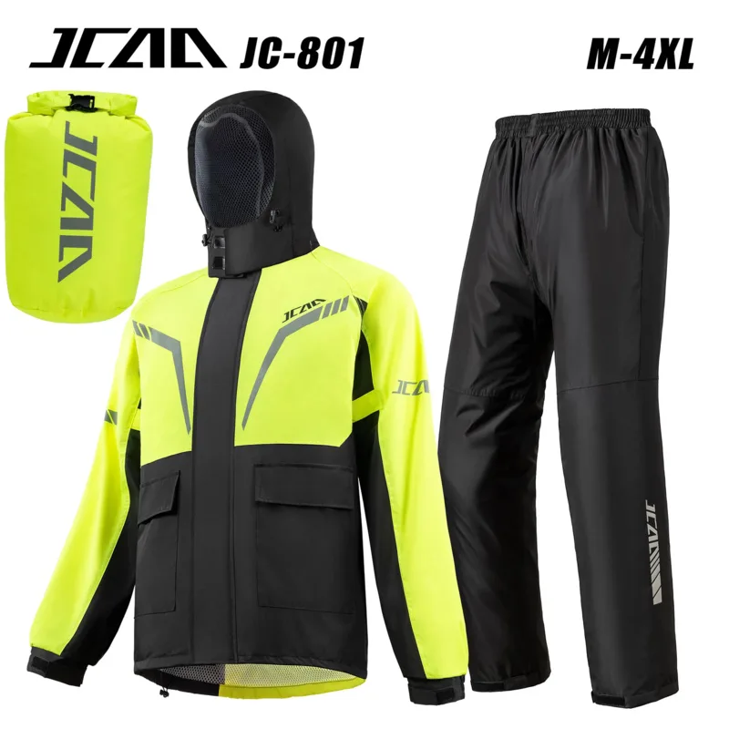 ชุดกันฝนสำหรับขี่มอเตอร์ไซค์ ช - Fishing Rain Suit บทวิจารณ์และราคา