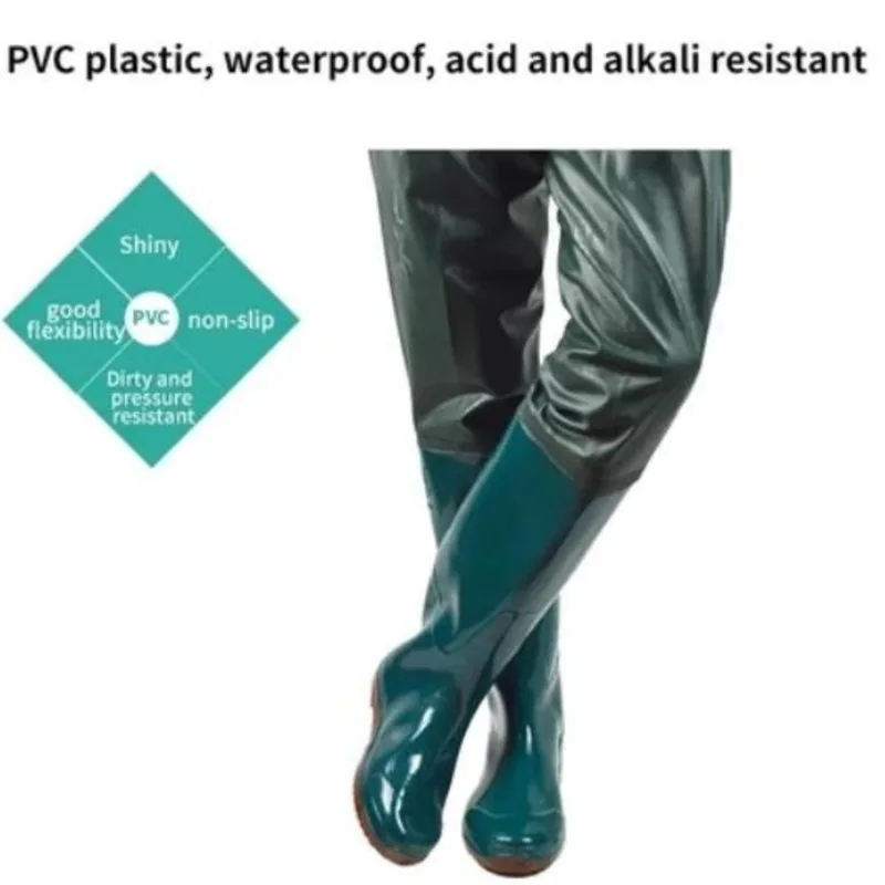 กางเกงกันน้ำพลาสติก PVC แบบสวม - Fishing Pants Waterproof บทวิจารณ์และราคา