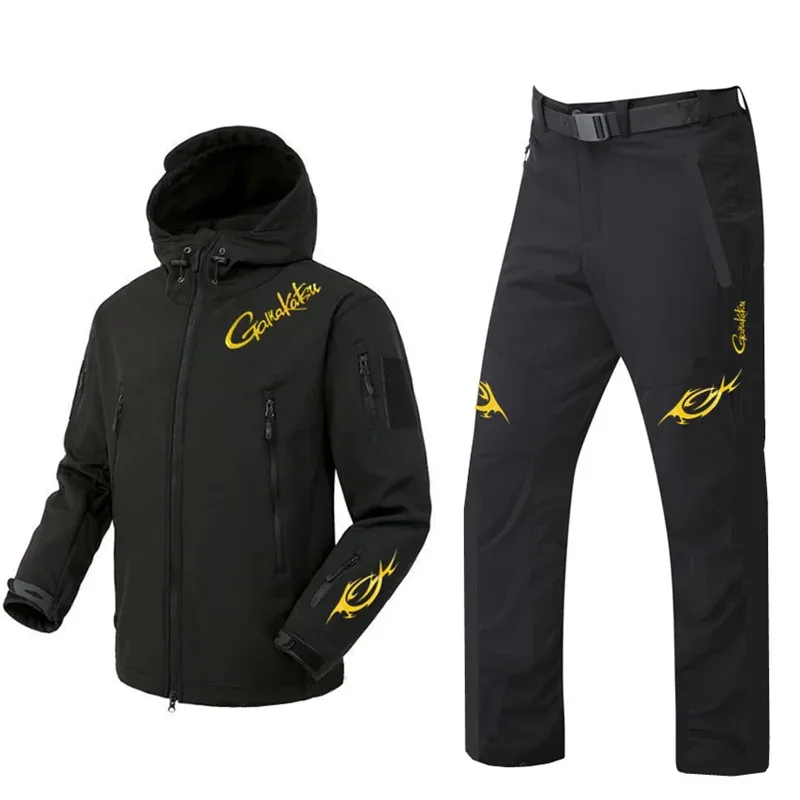 ใหม่ฤดูใบไม้ร่วงและฤดูหนาวขนแก - Fishing Rain Suit บทวิจารณ์และราคา