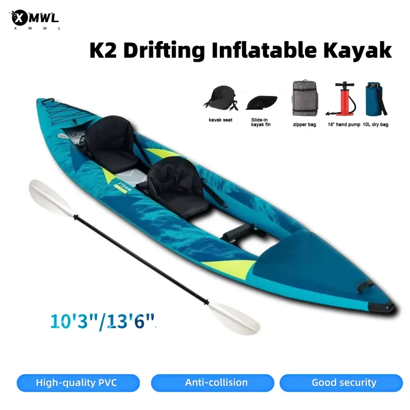 เรือคายัคพองลมแบบแคนู สำหรับ 1 - Fishing Bag Waterproof บทวิจารณ์และราคา