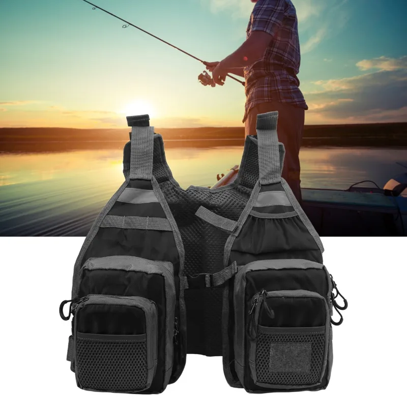 เสื้อกั๊กตกปลาแบบน้ำหนักเบา กร - Fishing Vest บทวิจารณ์และราคา