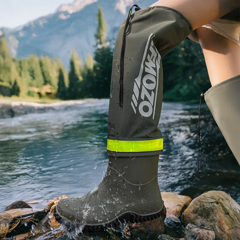 รองเท้าบูทยางกันฝนแบบพับได้สำห - Fishing Boots บทวิจารณ์และราคา