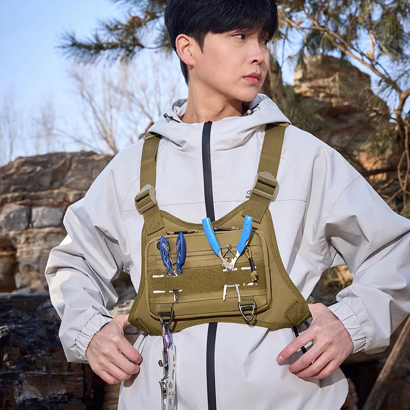 กระเป๋าคาดอกแบบยุทธวิธีสำหรับต - Fishing Backpack บทวิจารณ์และราคา