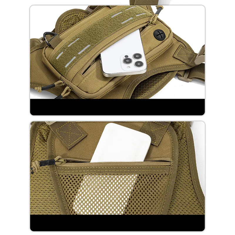 กระเป๋าคาดอกแบบยุทธวิธีสำหรับต - Fishing Backpack บทวิจารณ์และราคา