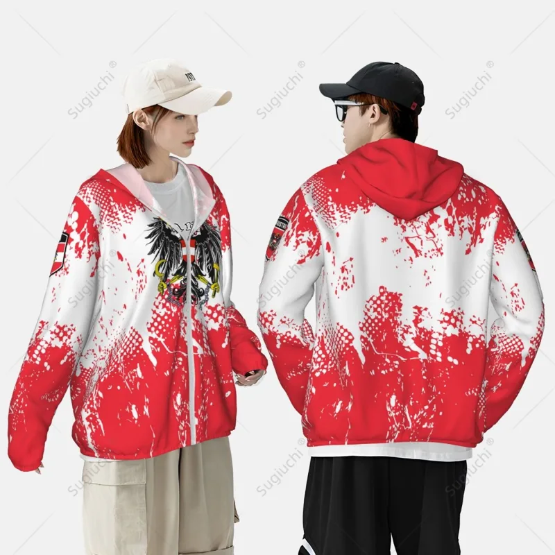 เสื้อฮู้ดกันแดดลายธงชาติออสเตร - Fishing Hoodie บทวิจารณ์และราคา