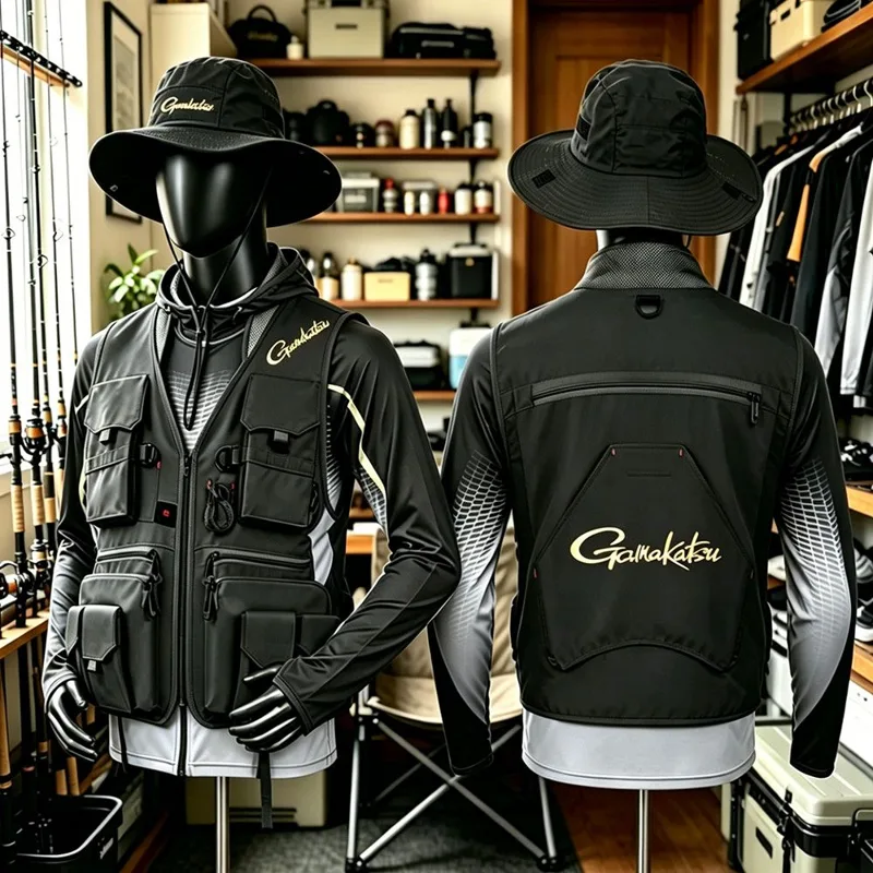 เสื้อกั๊กตกปลา Gamakatsu สำหรั - Fishing Vest บทวิจารณ์และราคา