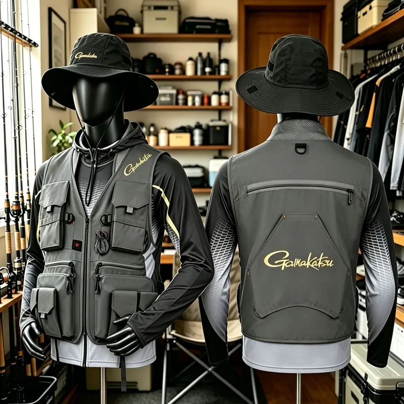 เสื้อกั๊กตกปลา Gamakatsu สำหรั - Fishing Vest บทวิจารณ์และราคา