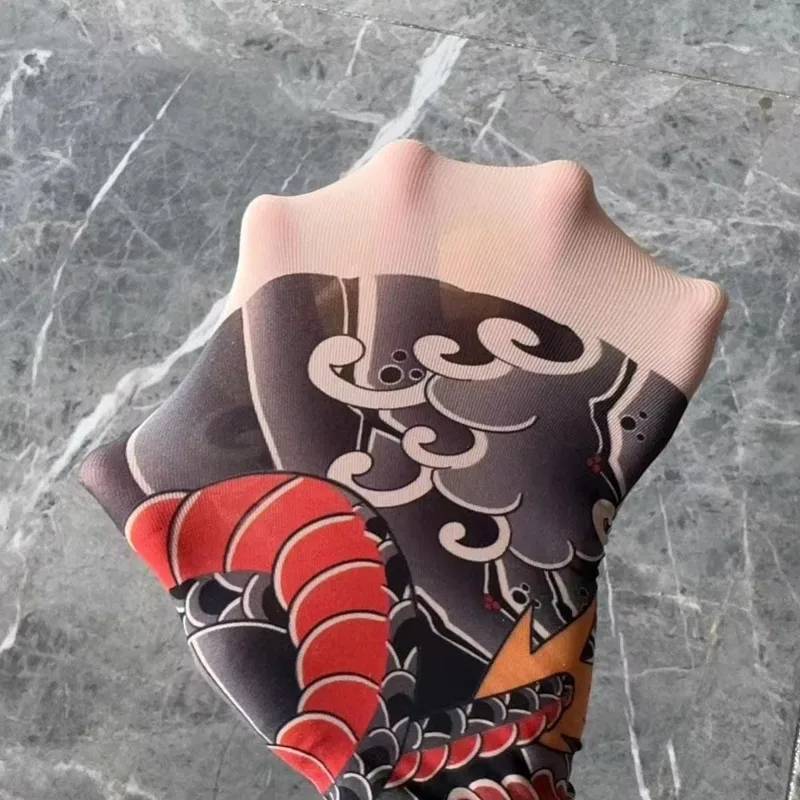 ถุงเท้าลายสักเต็มขา ถุงน่องพิม - Fishing Socks บทวิจารณ์และราคา