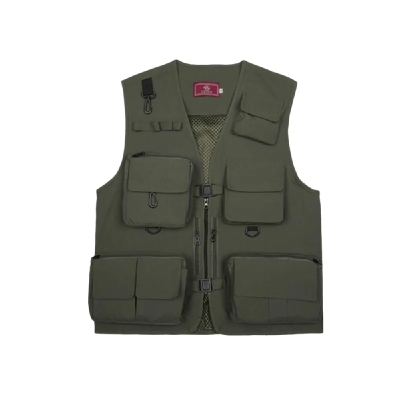 เสื้อกั๊กตกปลาแบบกันน้ำ แห้งเร - Fishing Vest บทวิจารณ์และราคา