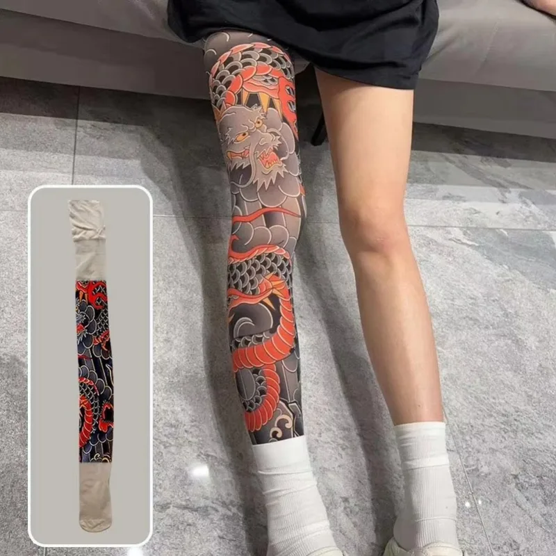ถุงเท้าลายสักเต็มขาแบบใหม่ ถุง - Fishing Socks บทวิจารณ์และราคา