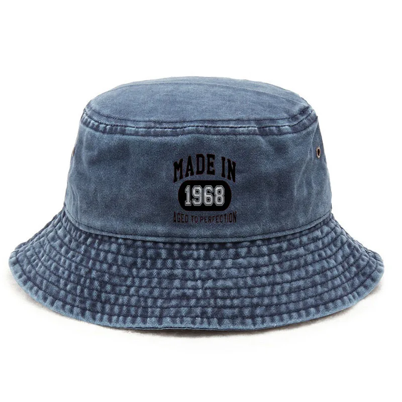 หมวกบักเก็ตผ้าฝ้ายแบบวินเทจ หม - Fishing Hat บทวิจารณ์และราคา