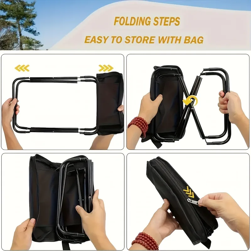 เก้าอี้พับน้ำหนักเบาแบบพกพาทนท - Fishing Backpack บทวิจารณ์และราคา