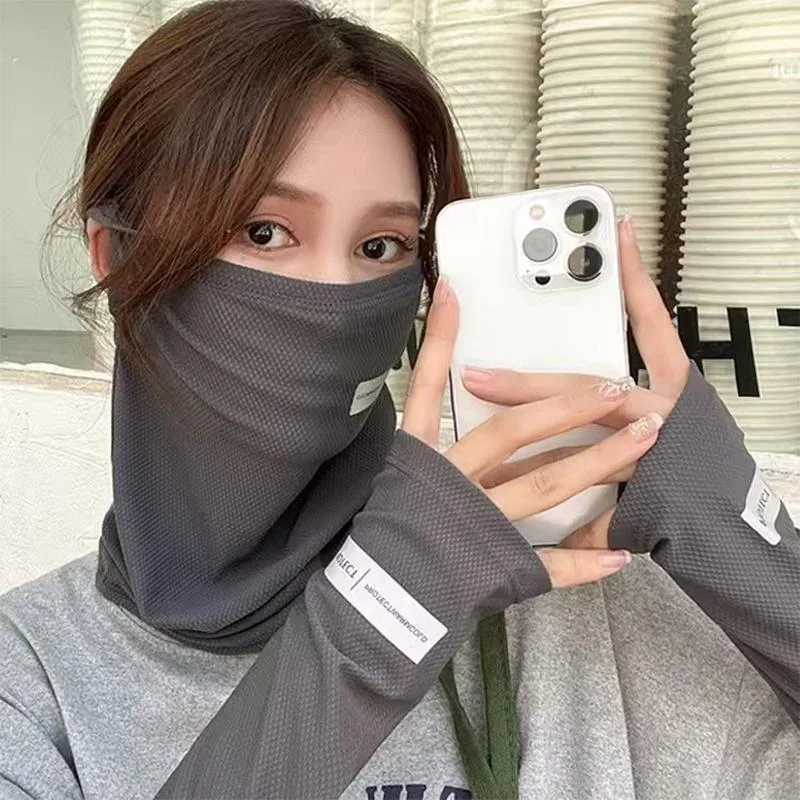 ชุดป้องกันแสงแดดไอซ์ซิลค์*หน้า - Fishing Mask Sun Protection บทวิจารณ์และราคา