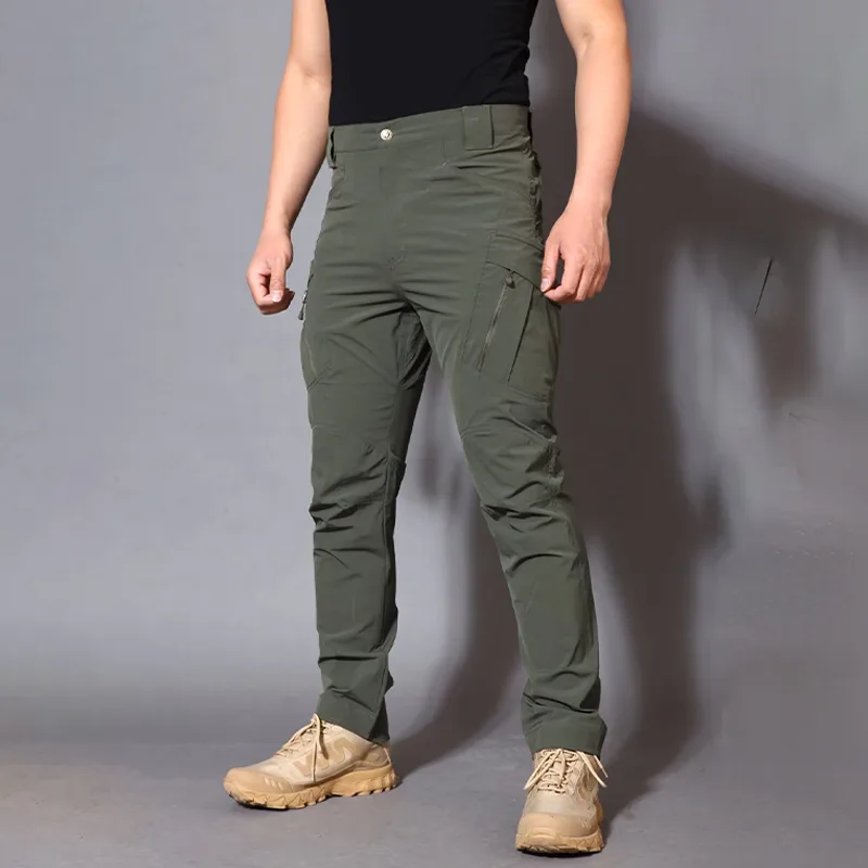 ผู้ชายกลางแจ้งทหาร Casual IX9  - Fishing Pants Waterproof บทวิจารณ์และราคา